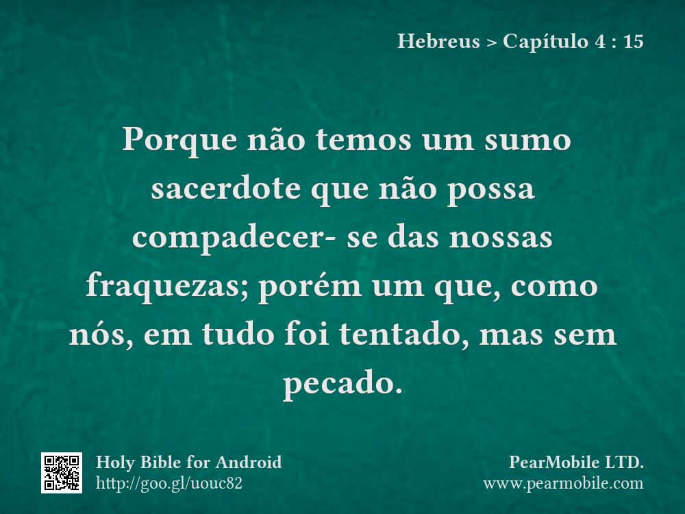 Hebreus, Capítulo 4:15